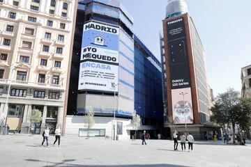 Madrid, vacío: las imágenes de cómo están sus calles