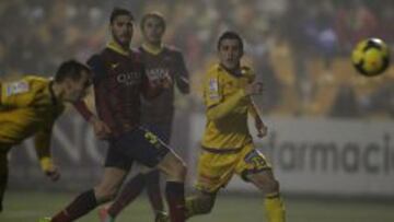 Instante del partido.