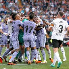 La sanción a la que se expone Vinicius por “golpear” a Hugo Duro