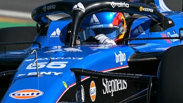 Carlos Sainz con el Williams de Fórmula 1 durante el GP de Australia.