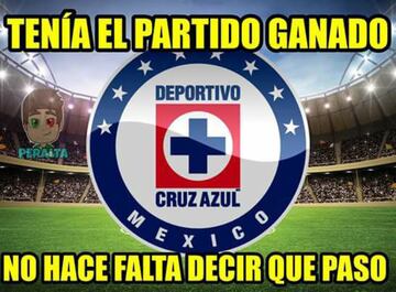 Los memes acaban con Cruz Azul tras el empate