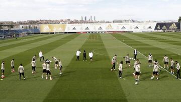 Entrenamiento Real Madrid.