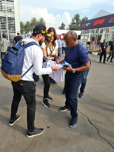 Checo Pérez pide respetar el espacio de los pilotos en el paddock del GP de México