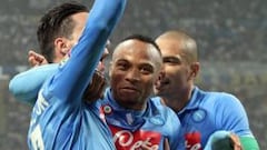 Camilo Zúñiga volvería a jugar con el Napoli a finales de febrero