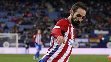 Juanfran, durante un partido.
