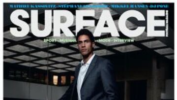 Varane, portada de la revista Surface en diciembre.