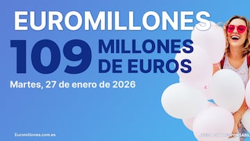 Euromillones: comprobar los resultados del sorteo de hoy, martes 27 de enero