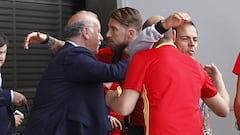 Del Bosque: Ramos in tribute to departing Spain coach