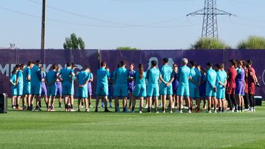 Valladolid 8/7/2025. Primer entrenamiento Del Real Valladolid en la temporada 2025/26. Photogenic/Miguel Ángel Santos