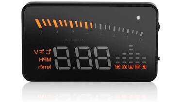 Este ‘head-up display’ te informa la velocidad del coche sin que apartes la vista del camino
