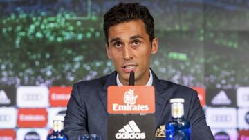 Arbeloa, en un acto con el Real Madrid.