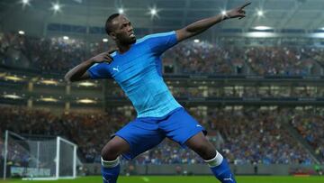 Usain Bolt se transforma en rostro de juego de fútbol