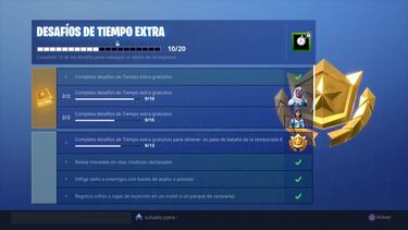 Fortnite - Guía Desafíos de Tiempo Extra
