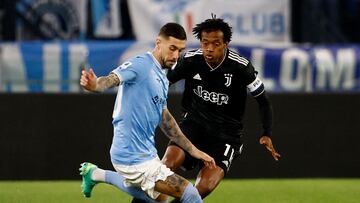 Derrota de Juventus ante Lazio con Cuadrado titular