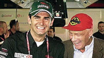 De la Rosa y Niki Lauda.