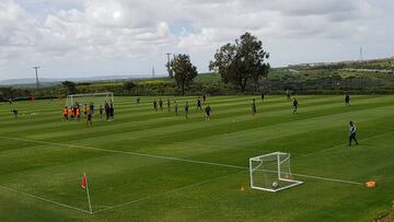 Entrenamiento Selección Mexicana