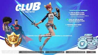 Así es el skin Lobo Ardiente del Club de Fortnite de septiembre 2021