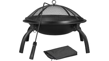 Disfruta de tu jardín también en invierno con este brasero portátil para exteriores ligero y elegante