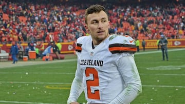 Manziel fue reclutado por los Browns en la primera ronda del Draft 2014, pero no pudo probar su valor en ninguna de las tres ligas en las que se desempe&ntilde;&oacute;.