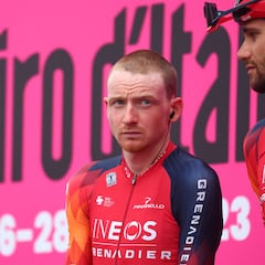 Tao Geoghegan Hart se rompe la cadera en su caída en el Giro