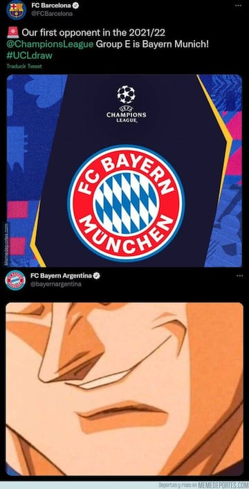 Los memes más divertidos del sorteo de Champions League