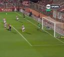 Golazo de Nacho Fernández cuando River sufría para empatar el partido con Unión