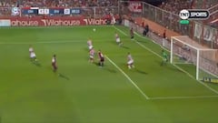 Golazo de Nacho Fernández cuando River sufría para empatar el partido con Unión