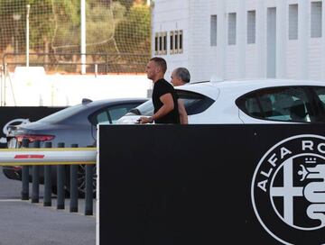 Cillessen, en Paterna en su primer entrenamiento con el Valencia.