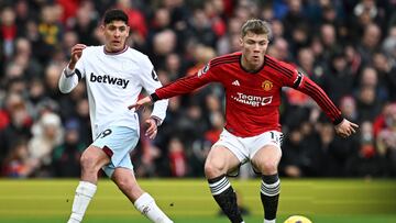 West Ham de Edson Álvarez es goleado por Manchester United