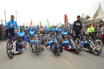 Nairo invitó a 70 ciclistas paralímpicos entre profesionales y aficionados.