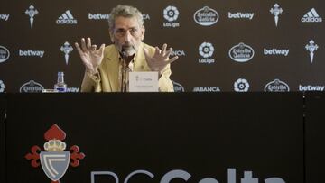 Carlos Mouriño durante una rueda de prensa.