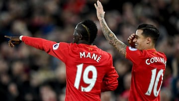 Liverpool's Mané on Barcelona's Coutinho and Real Madrid links