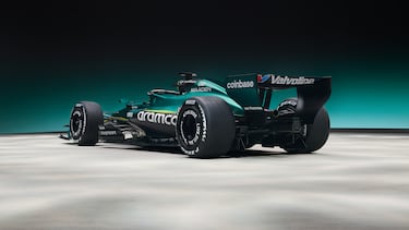 Imagen del nuevo AMR26 de Aston Martin diseñado por Adrian Newey.