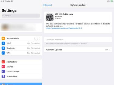 Por fin sale la beta de iOS 12.3 y MacOS 10.14