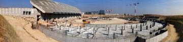 A step by step look at how the old La Peineta stadium gradually transformed into Atletico Madrid's new impressive looking Wanda Metropolitano stadium.