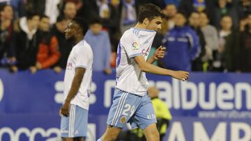 Alberto Soro se marcha expulsado ante el Almería