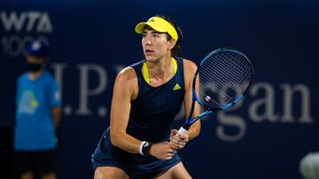 Garbine Muguruza of Spain in action during the quarter-final at the 2021 Dubai Duty Free Tennis Championships WTA 1000 tournament against Aryna Sabalenka of Belarus
AFP7
11/03/2021 ONLY FOR USE IN SPAIN