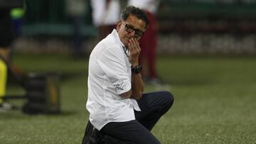 Juan Carlos Osorio durante el partido entre Nacional y Tolima por cuadrangulares.