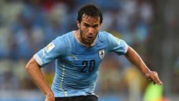 González no se había entrenado con normalidad en Uruguay.