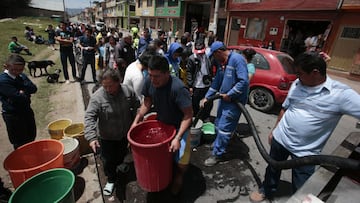 Cortes de agua Bogot&aacute;