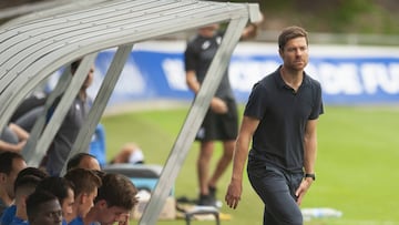 Xabi Alonso, entrenador de la Real Sociedad B. 