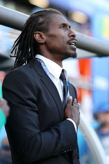 Aliou Cisse, seleccionador de Senegal.