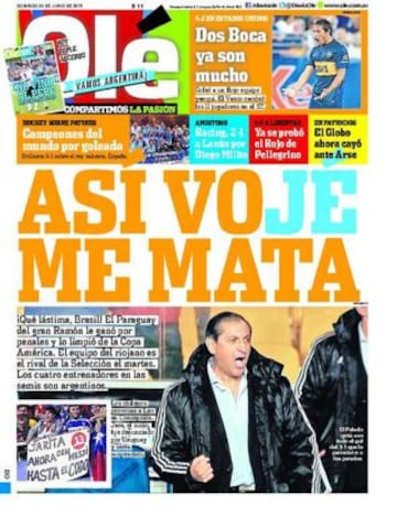 Portadas de la prensa deportiva