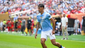 Tijjani Reijnders, durante el partido inaugural del Manchester City ante el Wydad Casablanca correspondiente al Mundial de Clubes.