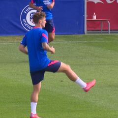 El entrenamiento de Griezmann, al detalle: complicidad con Suárez, estrena el nuevo look...