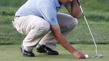 Manuel Quirós, a tres golpes del trío de líderes del torneo