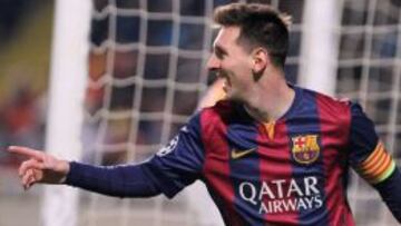 Messi, jugador del Barcelona.