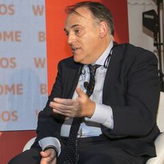 Tebas, escéptico, avisa: "Ya veremos si Villar dimite o no..."