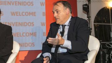 Tebas, escéptico, avisa: "Ya veremos si Villar dimite o no..."