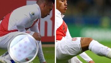 El amuleto que llevó Cueva durante las semis frente a Chile